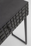 Tavolino consolle con 2 cassetti Dorset Grafite (4)