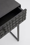 Tavolino consolle con 2 cassetti Dorset Grafite (5)