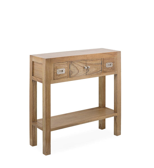 Tavolino consolle con 2 cassetti e 2 ante Merapi Beige