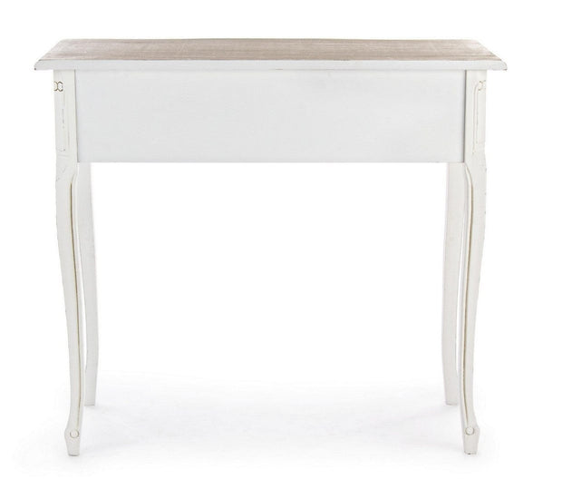 Tavolino consolle con 2 cassetti Justine Naturale (2)