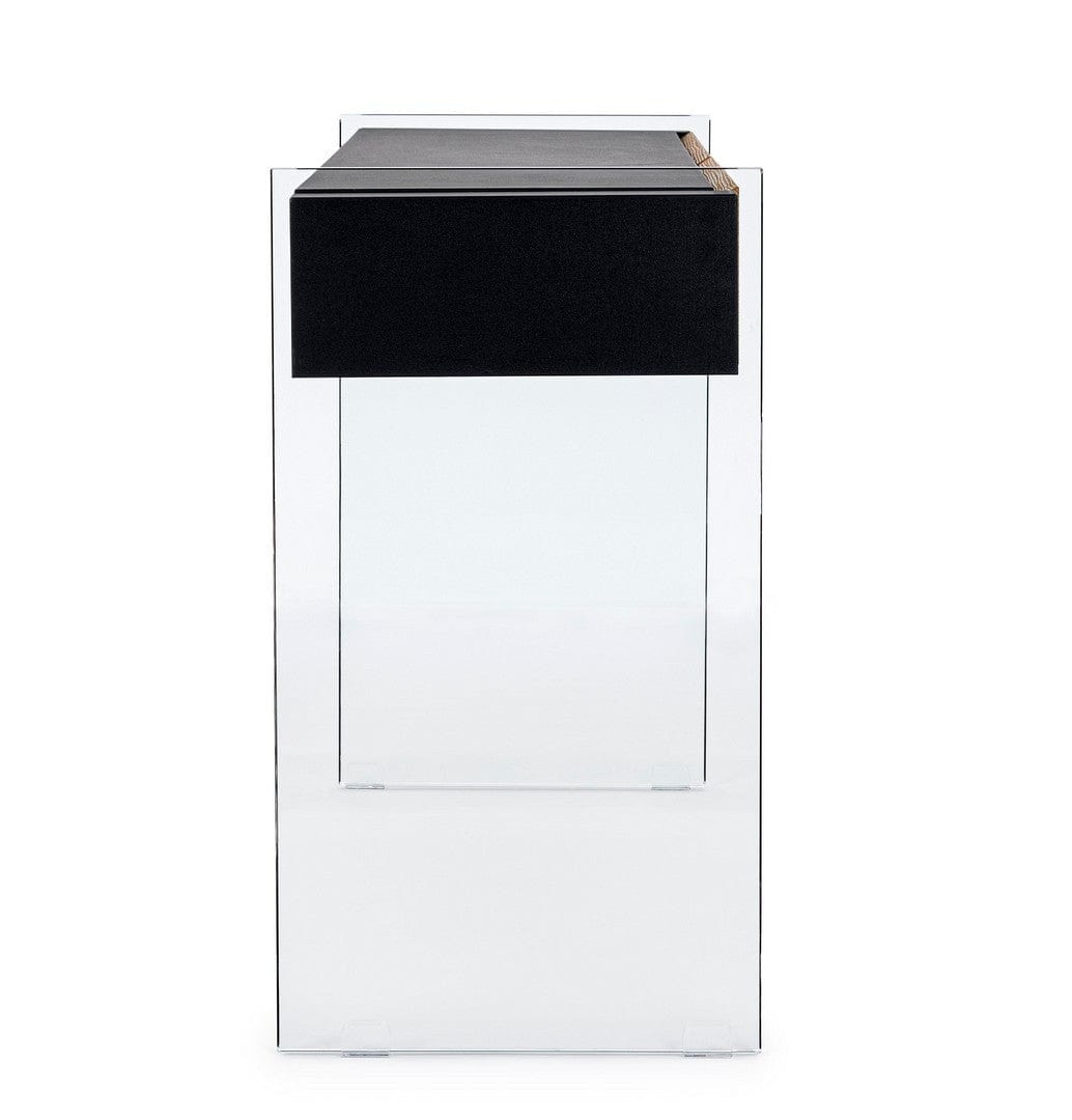 Tavolino consolle con 2 cassetti Line Nero (3)