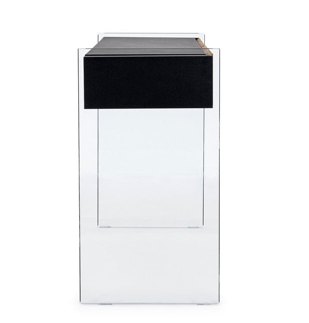 Tavolino consolle con 2 cassetti Line Nero (3)