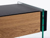 Tavolino consolle con 2 cassetti Line Nero (4)