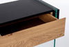 Tavolino consolle con 2 cassetti Line Nero (5)