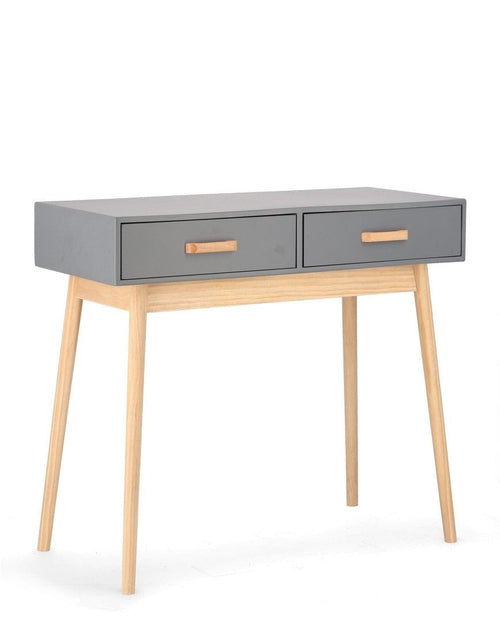 Tavolino consolle con 2 cassetti Ordinary Grigio