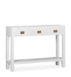 Tavolino consolle con 3 cassetti Everest Bianco