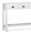 Tavolino consolle con 3 cassetti Everest Bianco (1)