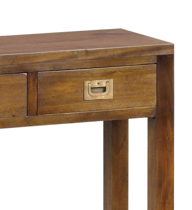 Tavolino consolle con 3 cassetti Flamingo Noce (2)