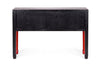 Tavolino consolle con 3 cassetti Jinan Rosso (2)