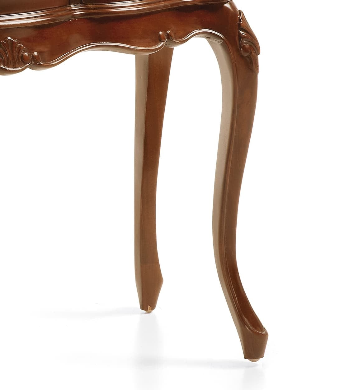 Tavolino consolle con 6 cassetti Vintage Noce (3)