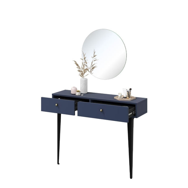 Tavolino consolle con specchio Colours CS 07-08 Blu Opaco (4)