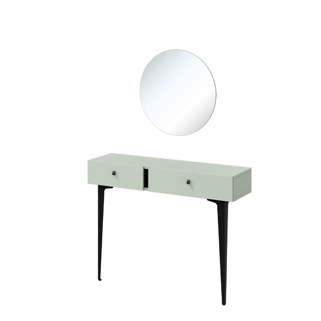 Tavolino consolle con specchio Colours CS 07-08 Verde Opaco (6)