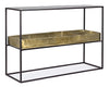 Tavolino consolle Mavila Ottone