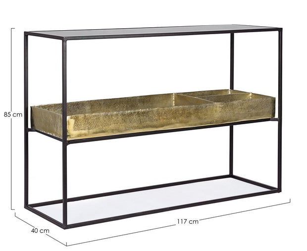 Tavolino consolle Mavila Ottone (5)