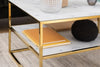 Tavolino da caffè Alisma Duo Rectangle Bianco (2)