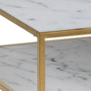 Tavolino da caffè Alisma Duo Rectangle Bianco (5)