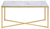 Tavolino da caffè Alisma Rectangle Bianco