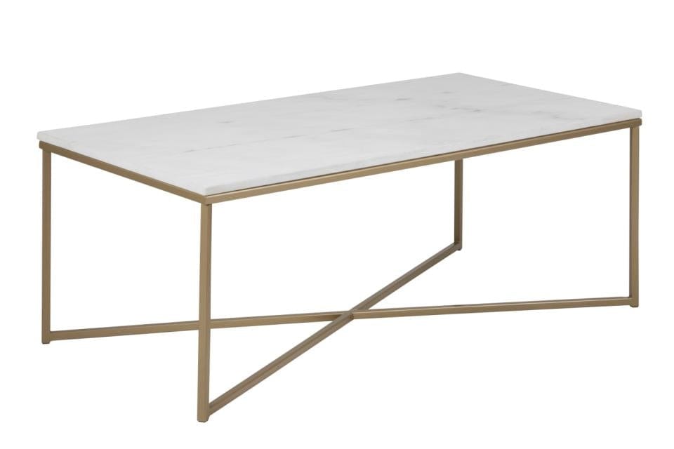 Tavolino da caffè Alisma Rectangle II Bianco