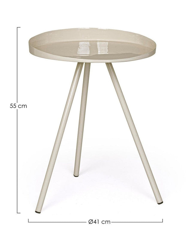 Tavolino da caffè Anchita Round Crema (4)
