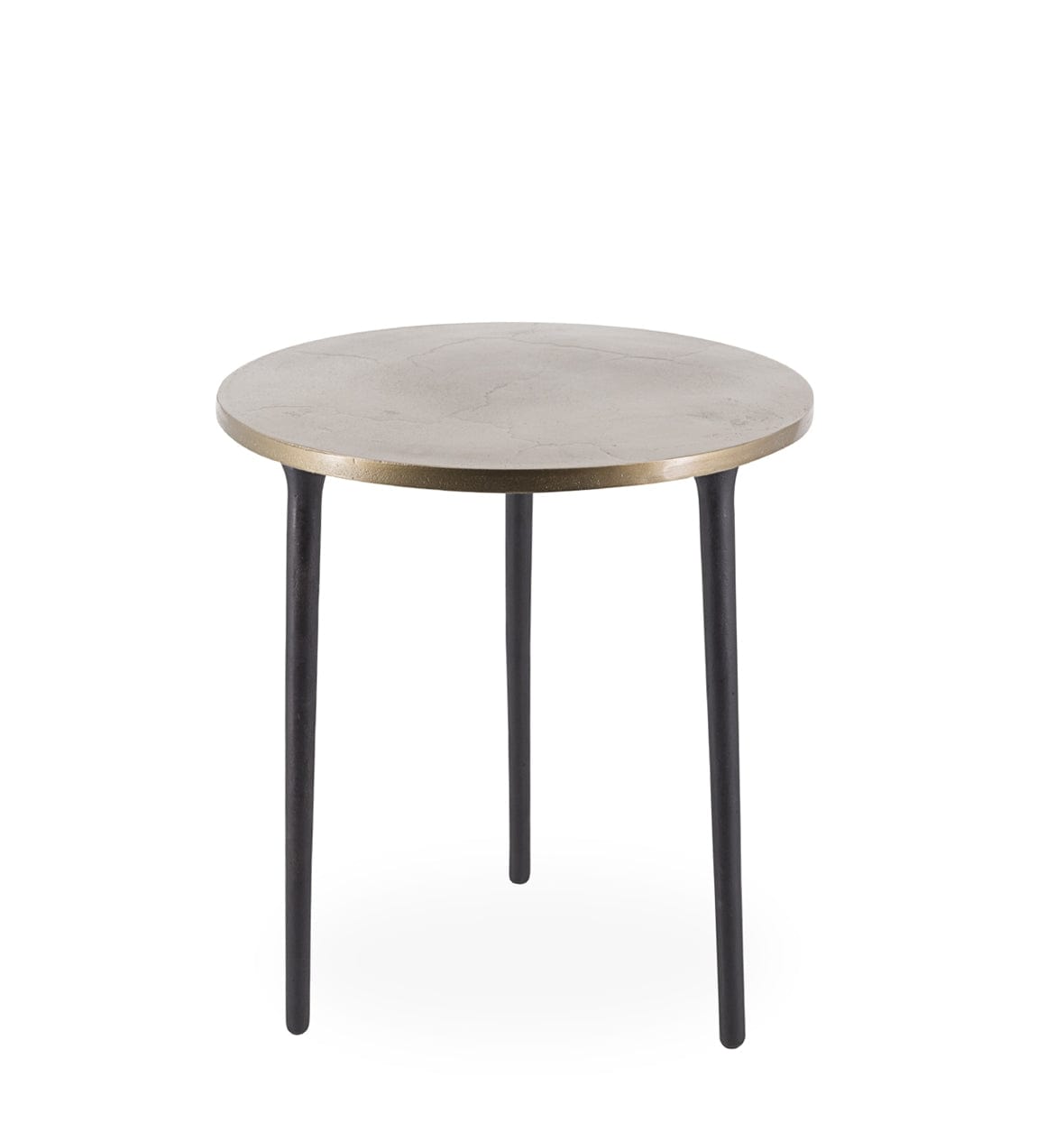 Tavolino da caffè Antique Round Piccola Ottone