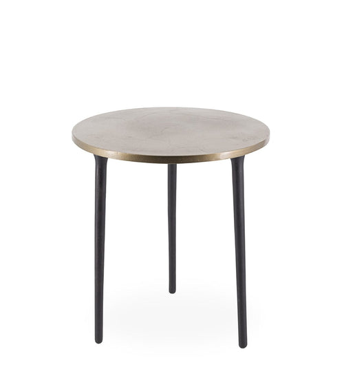 Tavolino da caffè Antique Round Piccola Ottone