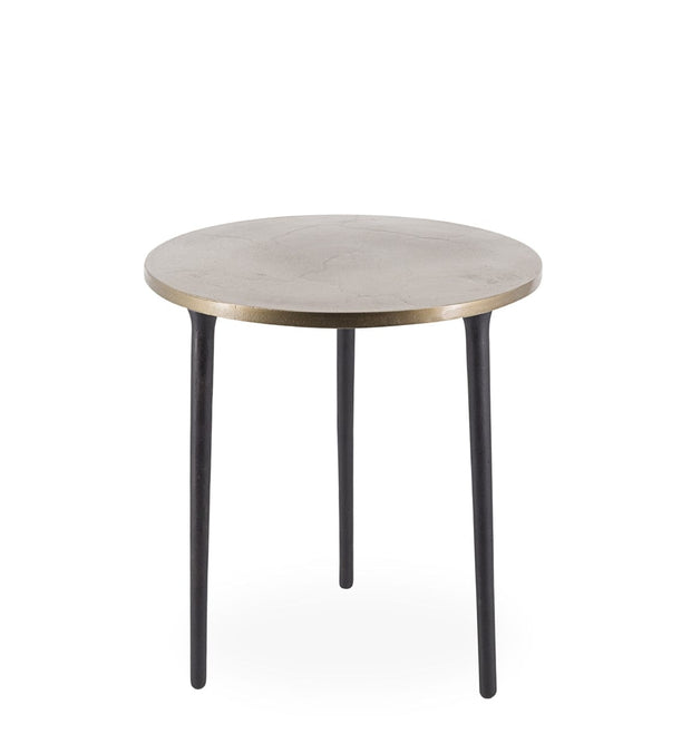 Tavolino da caffè Antique Round Piccola Ottone