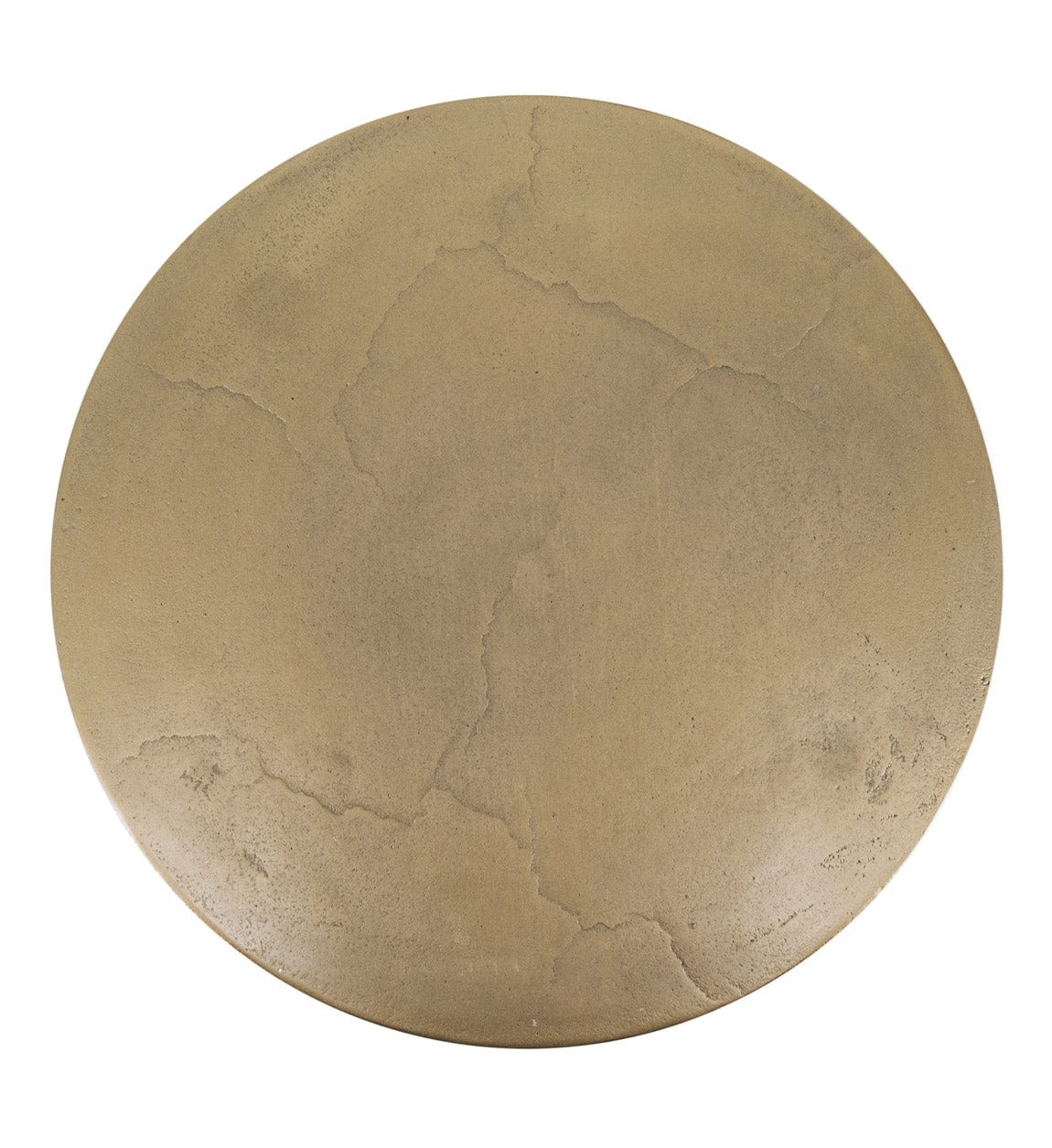 Tavolino da caffè Antique Round Piccola Ottone (1)