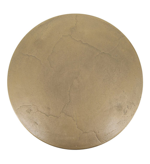 Tavolino da caffè Antique Round Piccola Ottone (1)