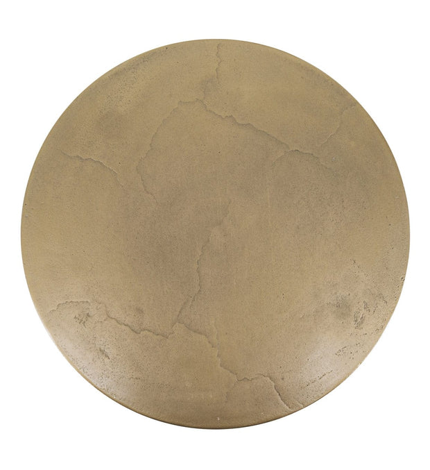 Tavolino da caffè Antique Round Piccola Ottone (1)