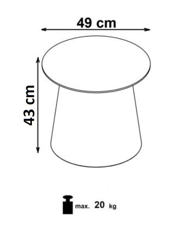Tavolino da caffè Azael-S Naturale (5)