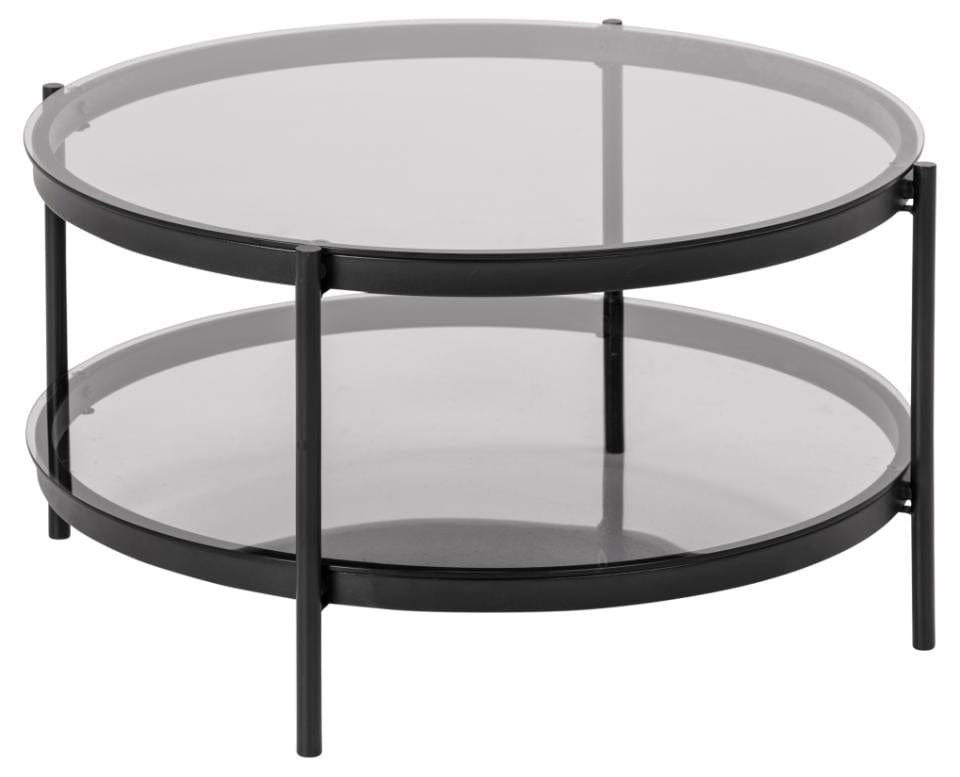 Tavolino da caffè Bayonne Round Grigio
