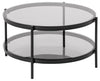 Tavolino da caffè Bayonne Round Grigio