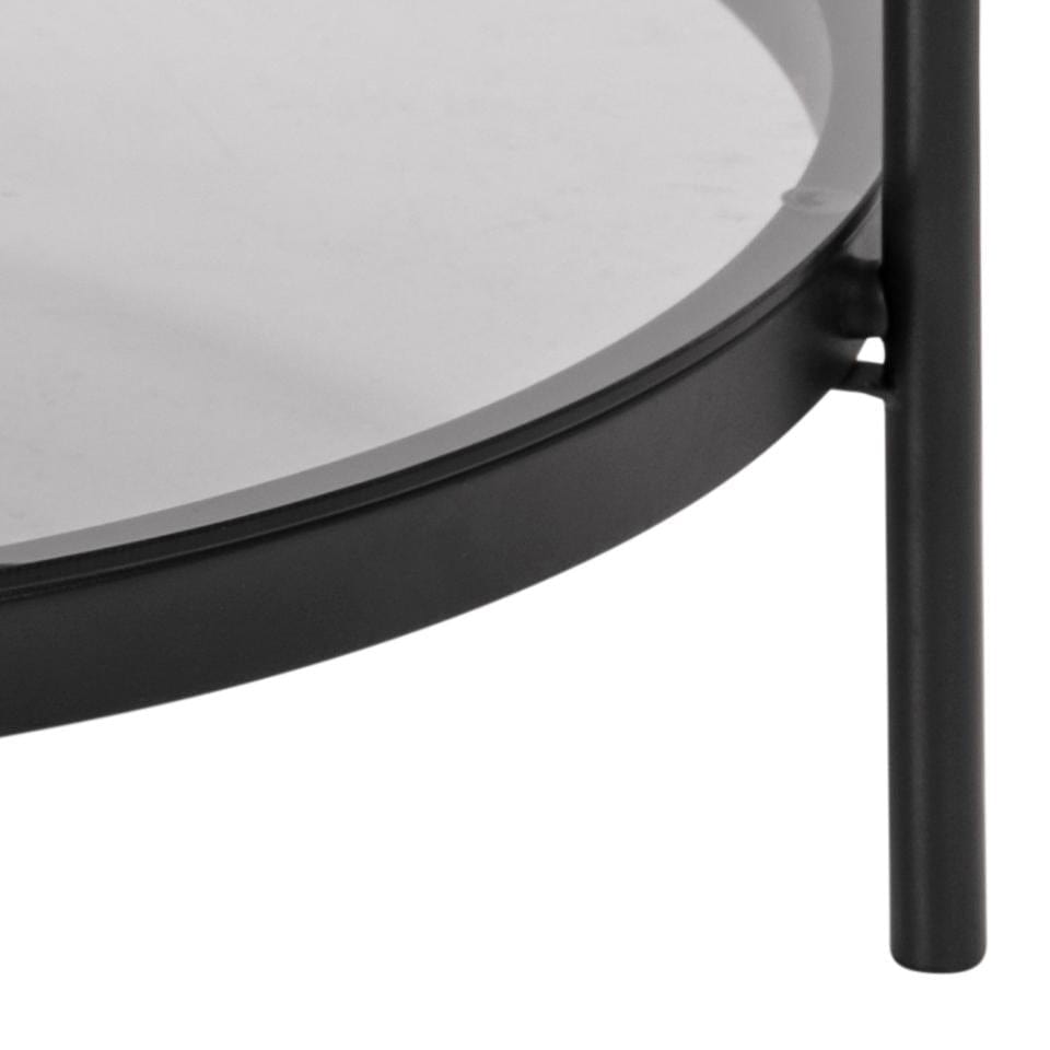 Tavolino da caffè Bayonne Round Grigio (6)