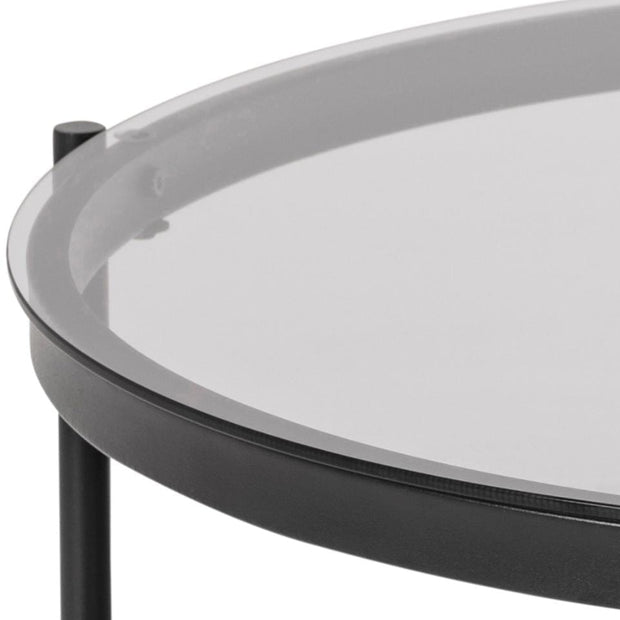 Tavolino da caffè Bayonne Round Grigio (7)