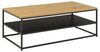 Tavolino da caffè Gila Rectangle Quercia