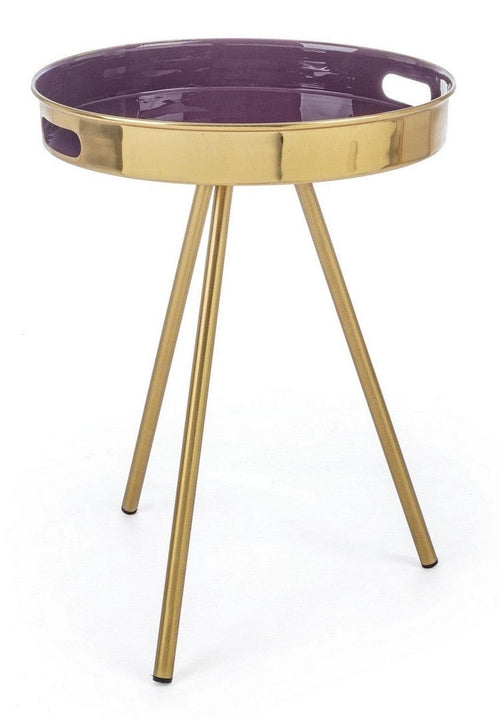 Tavolino da caffè Inesh Round Violetto
