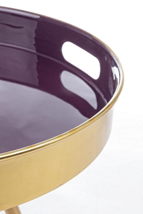 Tavolino da caffè Inesh Round Violetto (1)