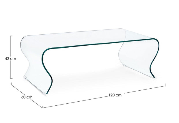 Tavolino da caffè Iride II Rectangular Trasparente (5)
