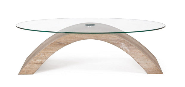 Tavolino da caffè Kenya Oval Trasparente (2)