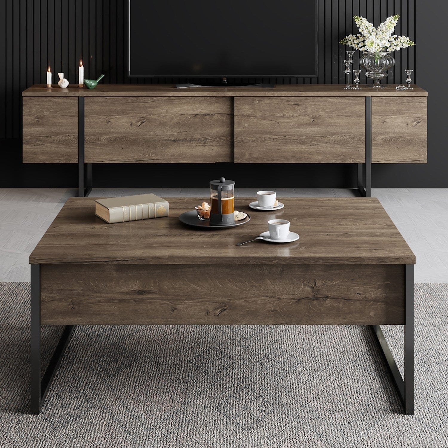Tavolino da caffè Luxe Noce (3)
