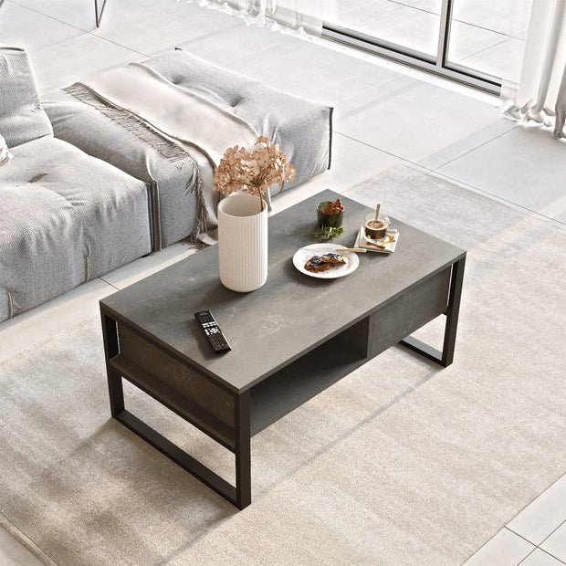 Tavolino da caffè ML34-RG Grigio (4)