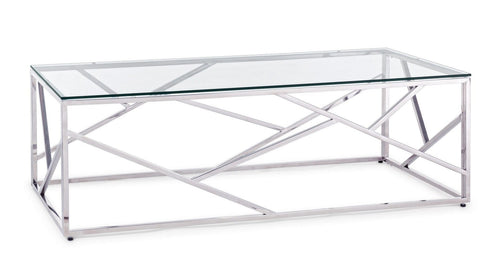 Tavolino da caffè Rayan Rectangular Trasparente