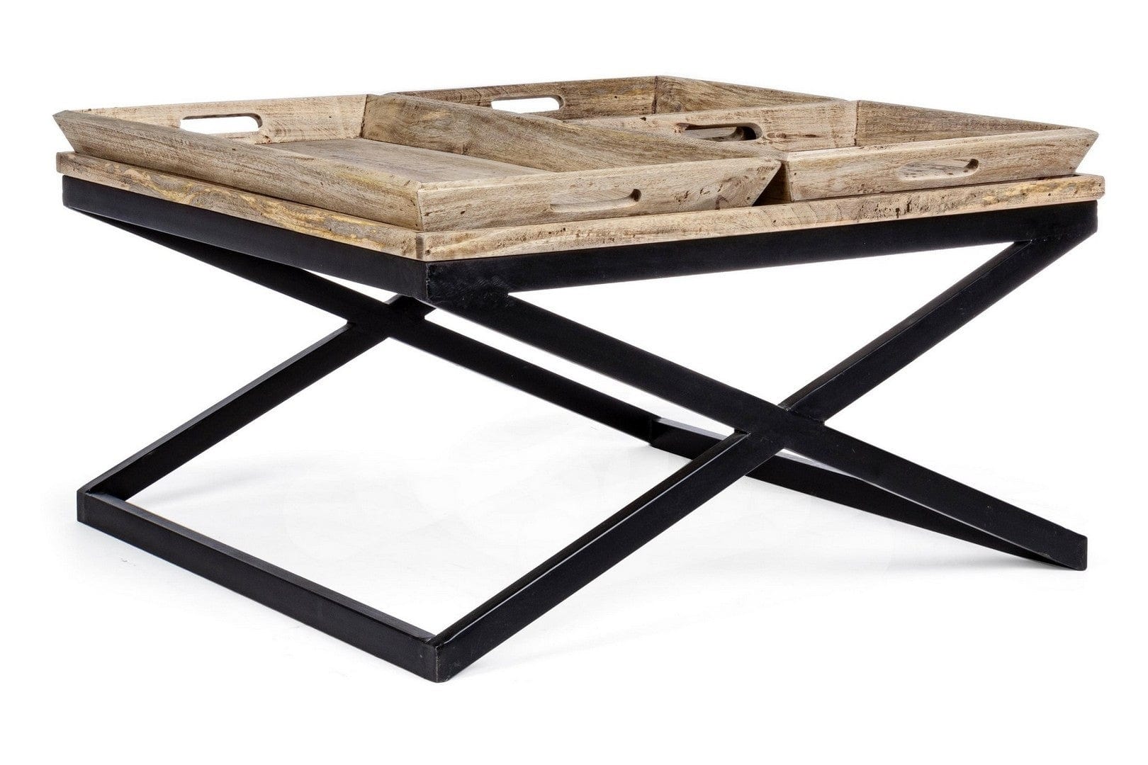 Bizzotto Tavolino da caffè Tray Naturale