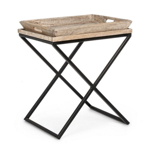Bizzotto Tavolino da caffè Tray Naturale