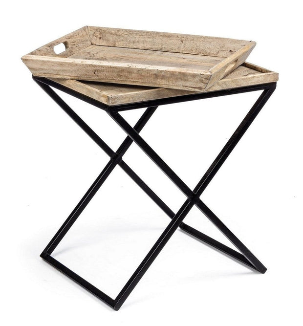 Bizzotto Tavolino da caffè Tray Naturale