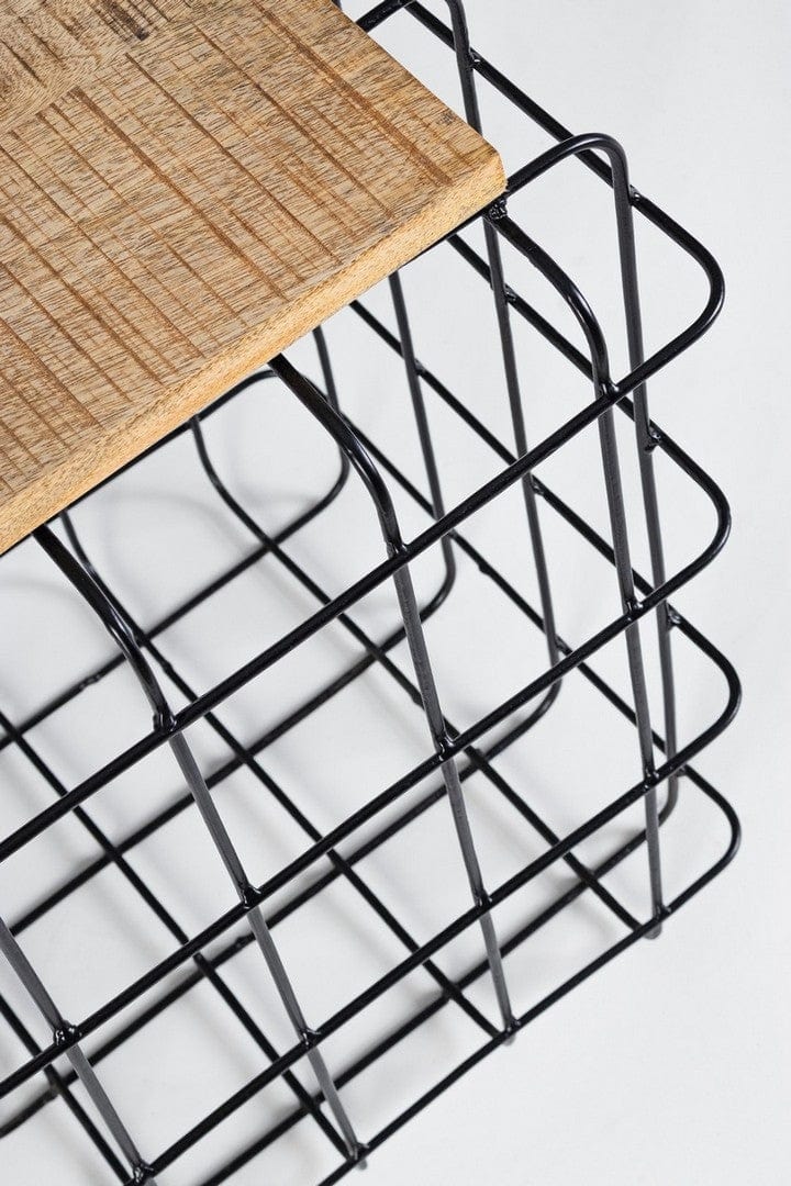 Bizzotto Tavolino da caffè Trellis Alto Naturale