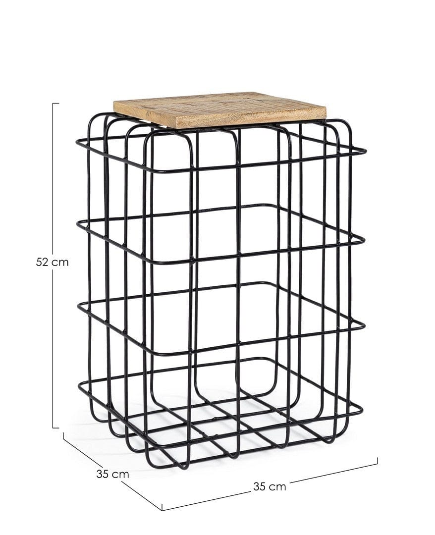 Bizzotto Tavolino da caffè Trellis Alto Naturale