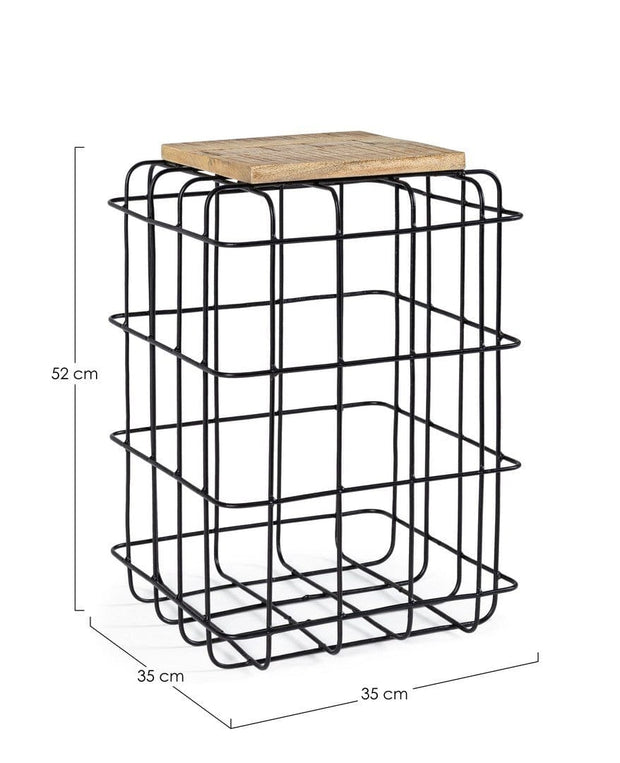 Bizzotto Tavolino da caffè Trellis Alto Naturale