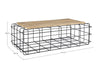 Bizzotto Tavolino da caffè Trellis Rectangular Naturale