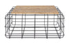 Bizzotto Tavolino da caffè Trellis Square Naturale